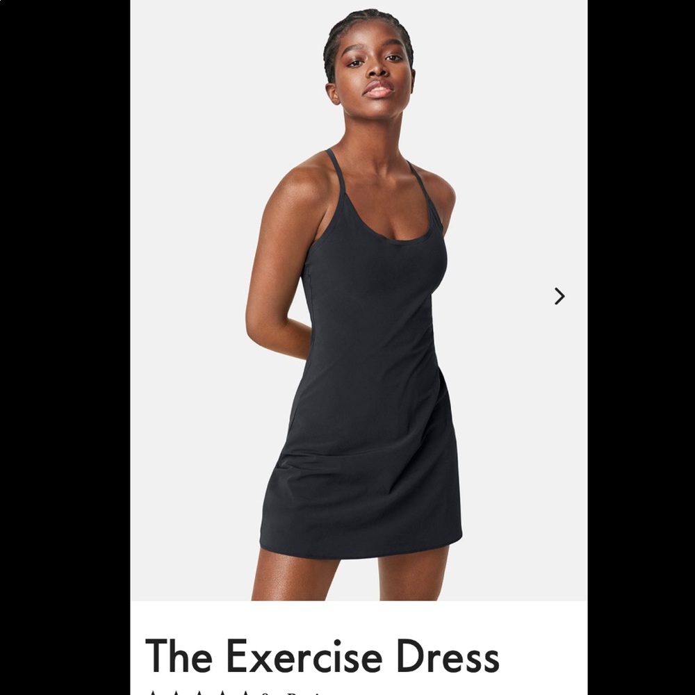 Black Outdoor Voices Exercise Dress